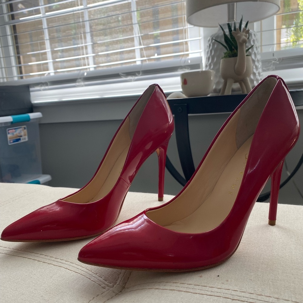 Ivanka Trump Women's Kayden Pump, Red Patent, 6.5